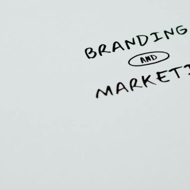 A minimalist image featuring the words 'Branding' and 'Marketing' on a white background, ideal for digital marketing themes.